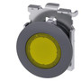Siemens 3SU1061-0JA30-0AA0-ZY10 ILLUMINATED PUSHBUTTON, YELLOW