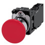 Siemens 3SU1150-1BA20-1FA0 Mushroom pushbutton, 40mm, red