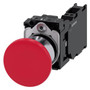 Siemens 3SU1150-1BA20-3FA0-ZY15 MUSHROOM PUSHBUTTON, 40MM, RED