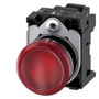 Siemens 3SU1152-6AA20-3AA0-ZY13 INDICATOR LIGHT, RED