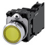 Siemens 3SU1153-0AB30-3FA0-ZY13 ILLUMINATED PUSHBUTTON, YELLOW