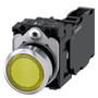 Siemens 3SU1156-0AB30-1FA0-ZY11 ILLUMINATED PUSHBUTTON, YELLOW
