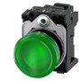 Siemens 3SU1156-6AA40-3AA0-ZY13 INDICATOR LIGHT, GREEN