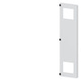 Siemens 8MF1250-2UT25-3BA2 door half, with cut-out for filter fan