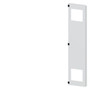 Siemens 8MF1270-2UT25-3BA2 door half, with cut-out for filter fan