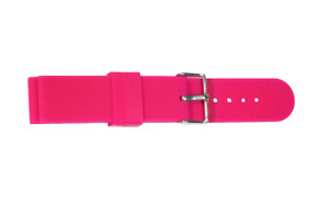 WobL+ pink silicone watchband. WobL+ pink silicone watchband.