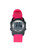 Close-up view of WobL+ pink watch. Close-up view of WobL+ pink watch.