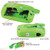Alarm setting switch, battery compartment, sensor cord plug and alert light, and wetness sensor tip are highlighted. Alarm setting switch, battery compartment, sensor cord plug and alert light, and wetness sensor tip are highlighted.