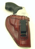 Saddle Brown - Front View - Shown with a S&W J Frame 3" Revolver for Demonstration Purposes
