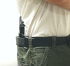 RH Black on the Belt Profile View - Inside the Waistband Configuration - Shown with a Glock 19 for Display Purposes