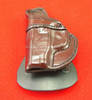 LH Mahogany MTR Custom Paddle Holster - S&W M&P Bodyguard 380 without a Laser - Front View