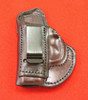 LH Mahogany MTR Custom Adversary Clip-On IWB Holster for a S&W M&P Bodyguard .380 without a Laser - Front View