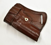 RH Dark Brown MTR Custom Small of the Back (SOB) Holster for a Ruger GP-100 with a 4.2" Barrel - Rear View