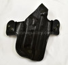 RH Black MTR Custom Deluxe Fullsize Quicksnap Holster with Retention Strap for a Beretta M9A3 with a LaserMax Spartan SPS-C-R Light/Laser - Front View