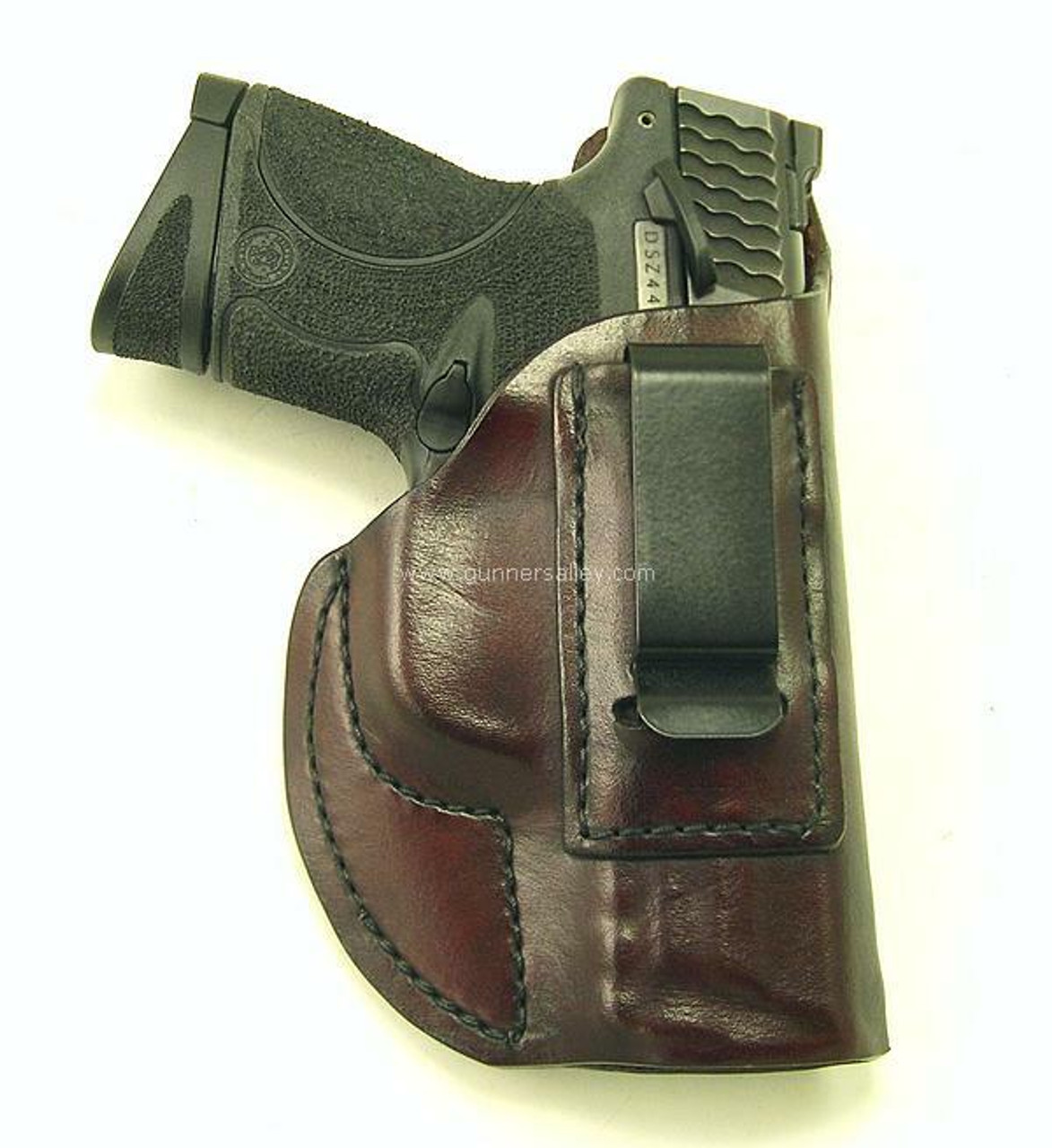 Front View - RH Mahogany - Shown with a S&W M&P Compact 9mm for Demonstration Purposes