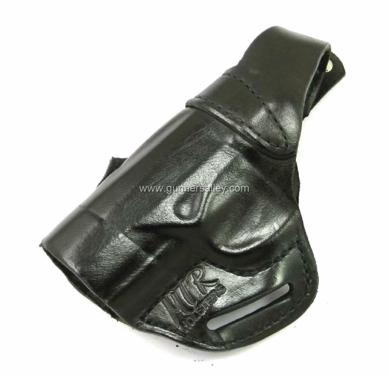 LH Dark Brown MTR Custom Belt Scabbard with a Thumb Break for a Beretta PX4 Storm Compact - Profile View