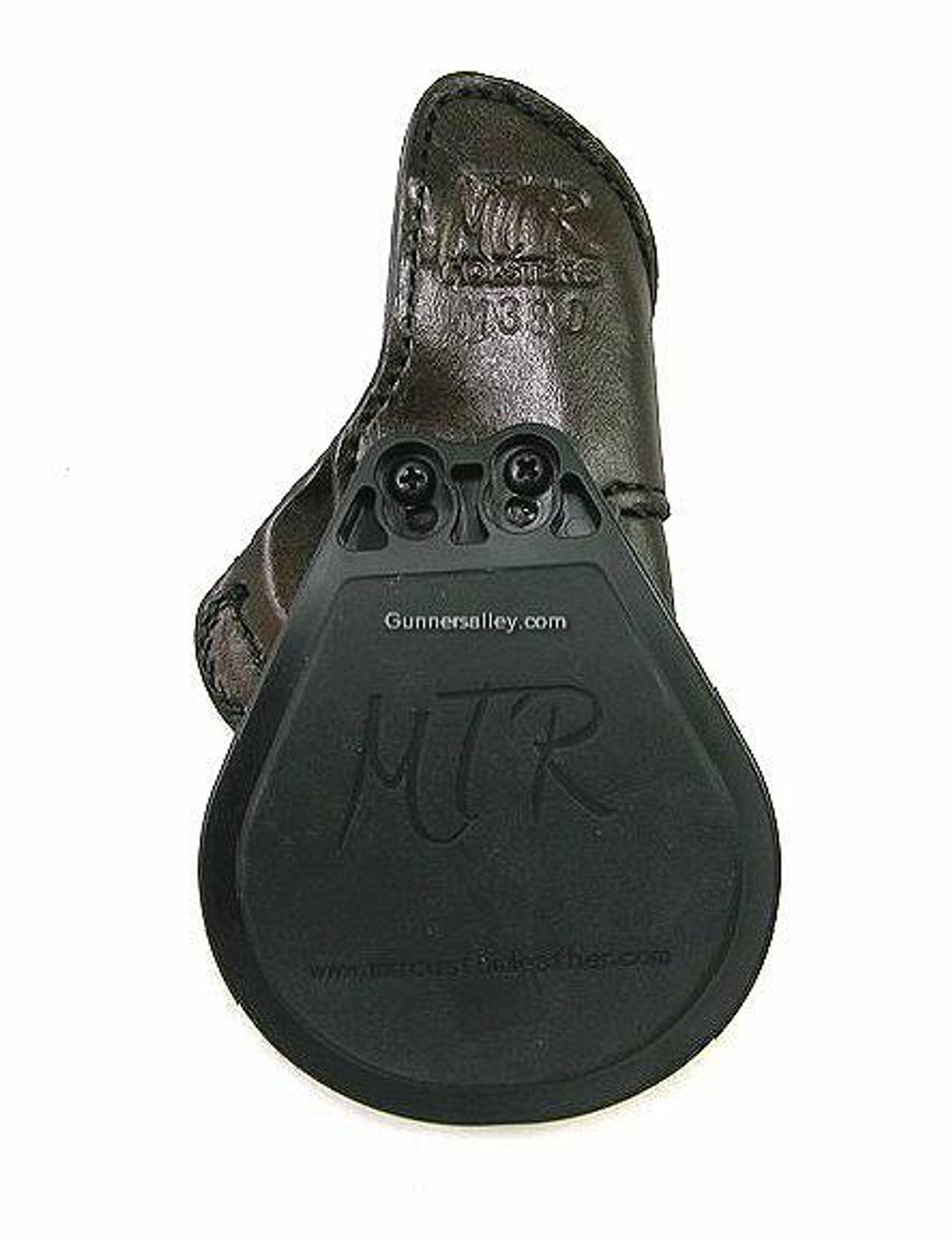 LH Mahogany MTR Custom Paddle Holster Kimber Micro 380 - Rear View