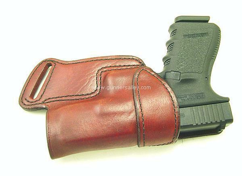 Front View - RH Saddle Brown - Shown with a Glock 19 for Demonstration Purposes Front View - RH Saddle Brown - Shown with a Glock 19 for Demonstration Purposes