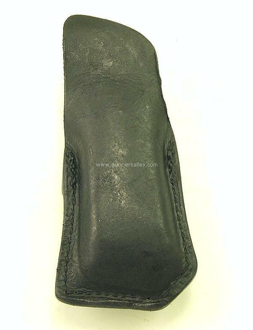 MTR Custom Clip-on IWB Single Mag Carrier in Black bullhide - Rear View