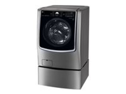 LG WM9000HVA washing machine - front loading - freestanding - graphite steel
