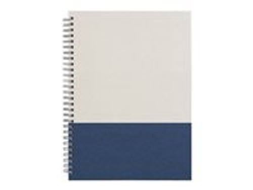 Tru Red - Notebook - spiral-bound - - 80 sheets / 160 pages - Narrow - blue - kraft board