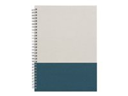 Tru Red - Notebook - spiral-bound - - 80 sheets / 160 pages - Narrow - green - kraft board