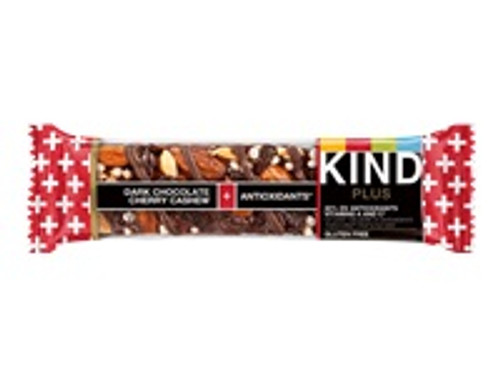 KIND PLUS Dark Chocolate Cherry Cashew + Antioxidants - Fruit and nut bar - 1.4 oz - pack of 12