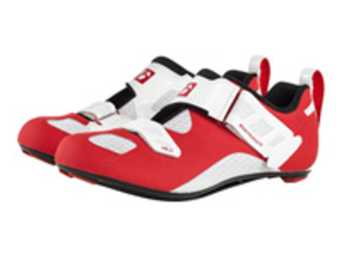 Bontrager Hilo - Triathlon shoes - men's - size: 14 (M), 15.5 (F) - white, red