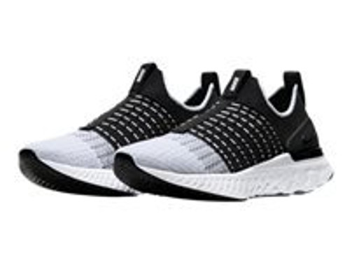 Nike React Phantom Run Flyknit 2 - Running shoes - women's - size: 6 - black, white