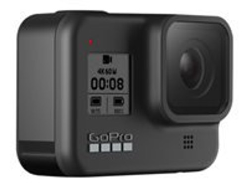 GoPro HERO8 Black - Action camera - mountable - 4K / 60 fps - 12.0 MP - Wi-Fi, Bluetooth - underwater up to 10 m