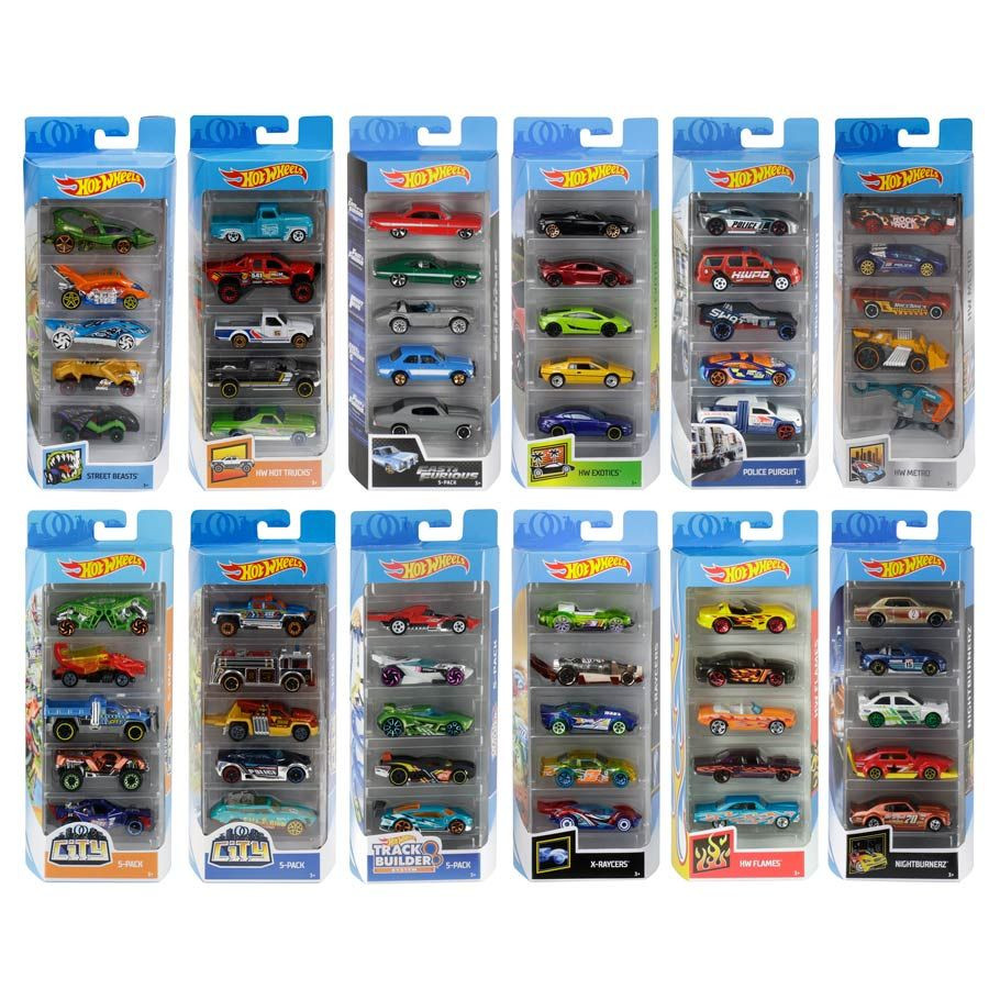 Hot Wheels: 5-pack Assortment (12) - ACD Distribution | Leading