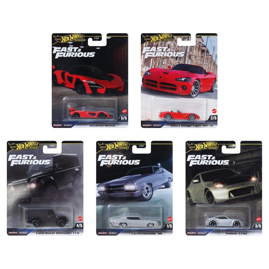Hot Wheels: The Fast & the Furious Themed Assortment (10) - ACD