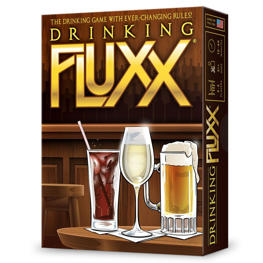 Drinking Fluxx – Kaartspel Voor Volwassenen (18+), 2-6 Spelers, Speelduur 10-40 Min, Kleine Onderdelen