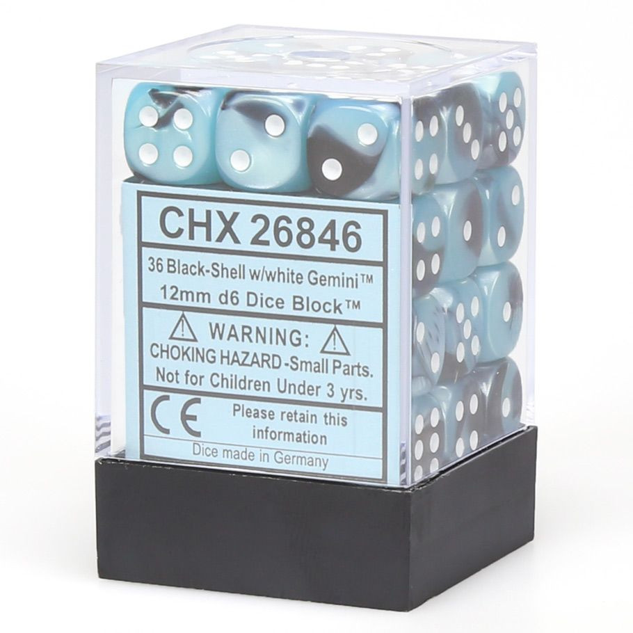 貴重盤CDACTION PACKED! 6CDセット d6 Cube 12mm Gemini Black and Shell with White (36) - ACD