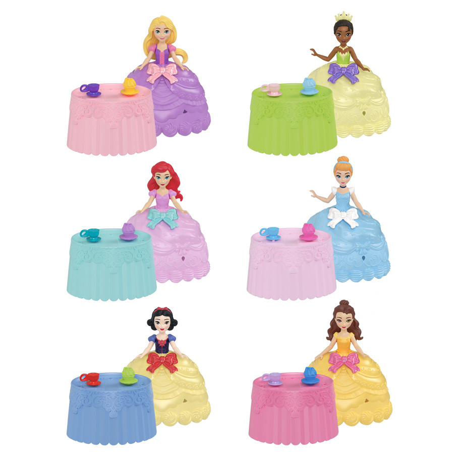 Mattel Disney Princess Cupcake Doll Reveal Toy Assortment Tea