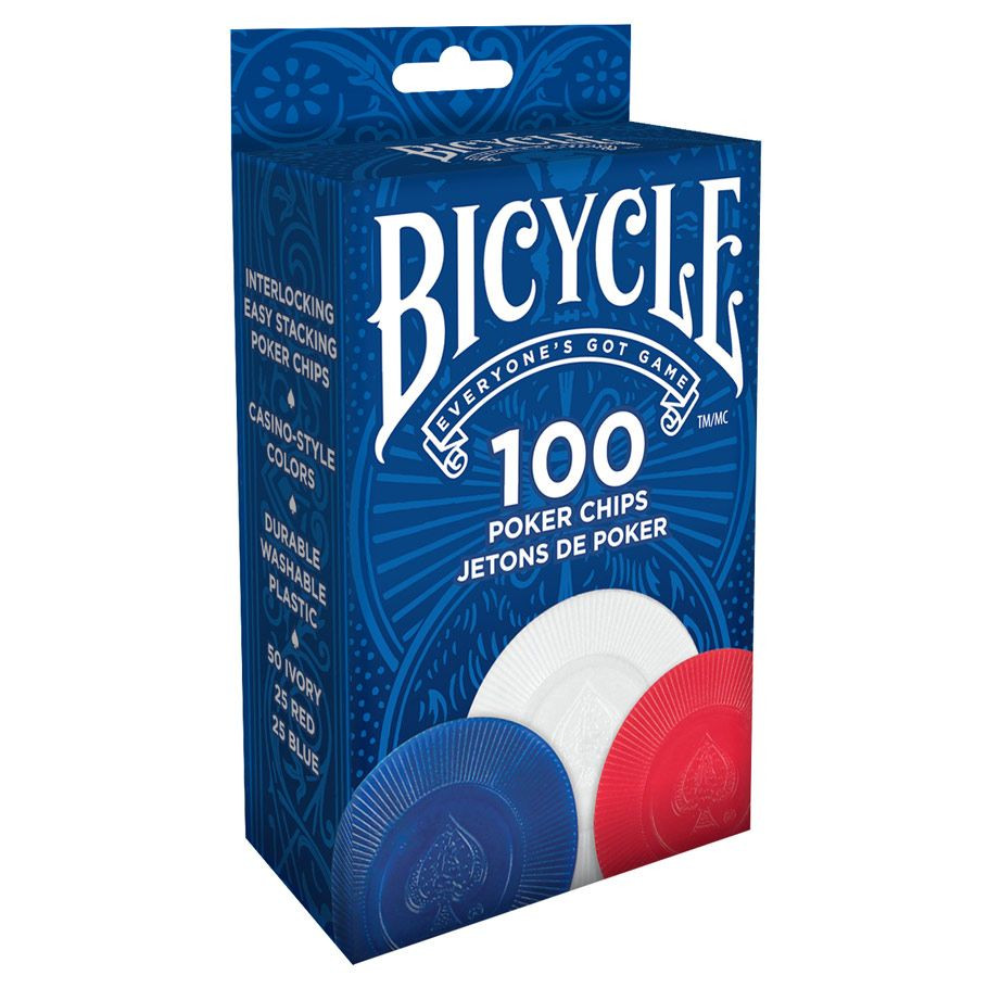 Bicycle: Poker Chips: 2 Gram Plastic (100) - ACD Distribution