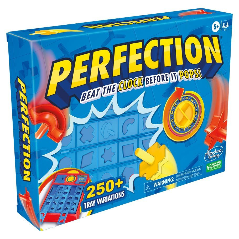 Hasbro Perfection Refresh Game - Fast Shape Matching Toy — Learning ...