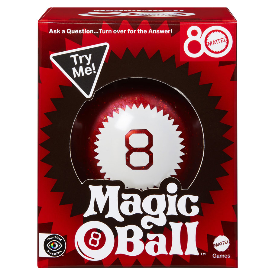 Magic 8 Ball: Mattel 80th Ruby Red - ACD Distribution | Leading