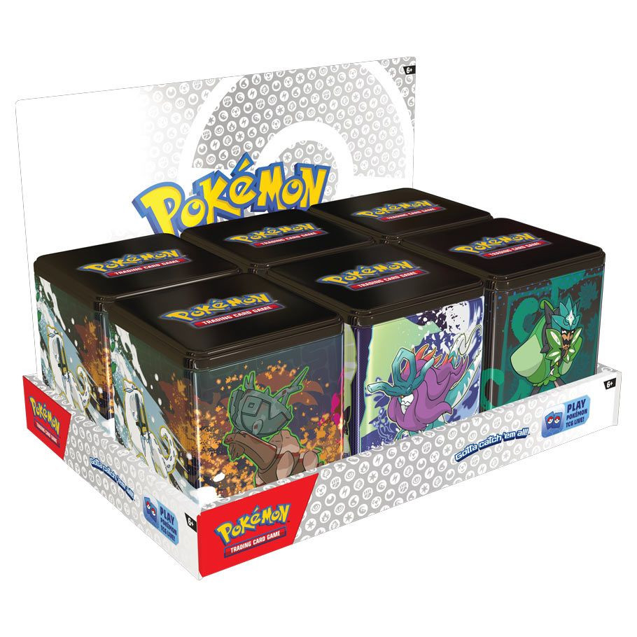 Pokémon TCG: Stacking Tin Display Q1 2025 (6) - ACD Distribution