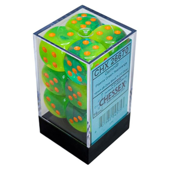 Gemini 16mm d6 Plasma Luminary Green-Teal/orange (12) - ACD