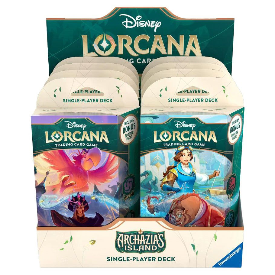 lorcana set 7 starter decks Disney Lorcana: Set 7: Archazia's Island Starter Display (8) - ACD  Distribution