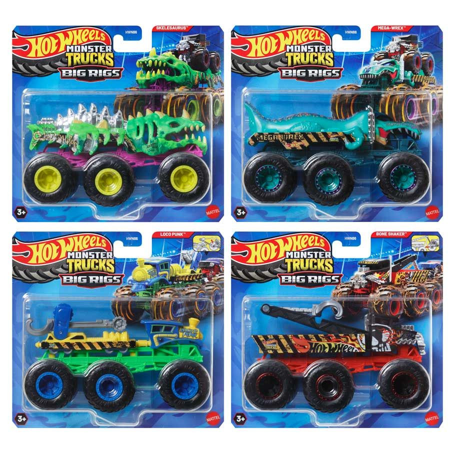 Hot Wheels: Monster Trucks: Big Rigs Assortment (4) - ACD