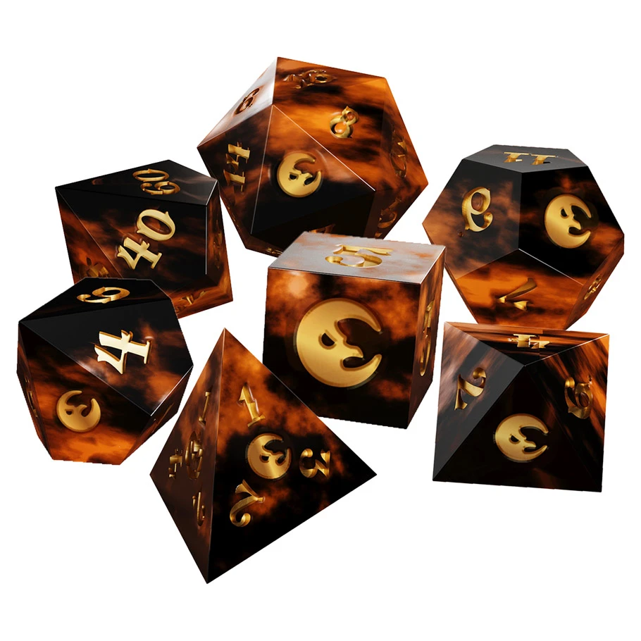 7-Set: The Crooked Moon Dice Set - ACD Distribution | Leading Toy