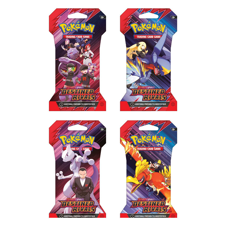 Pokémon TCG: Scarlet & Violet 10: Destined Rivals: Sleeved Booster ...
