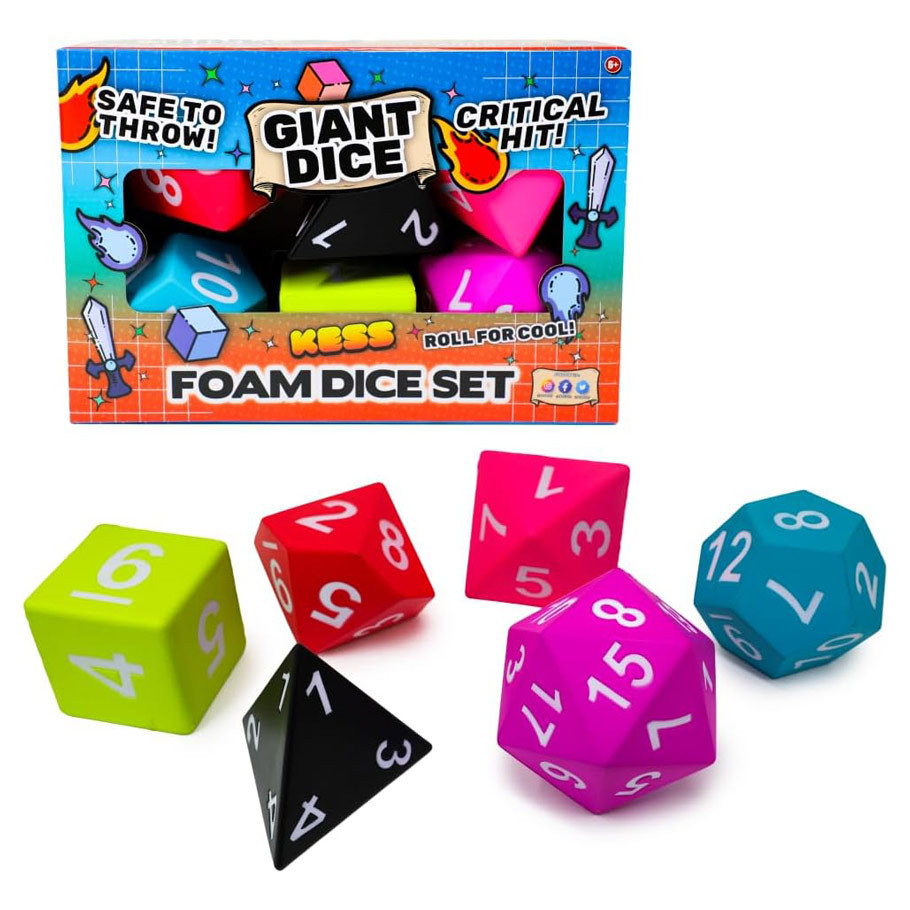Giant Foam Dice: Combo 6-Set - ACD Distribution | Leading Toy