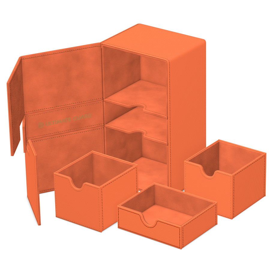 Deck Box: Twin Flip`n`Tray: 200+: Summer Edition: Peach - ACD