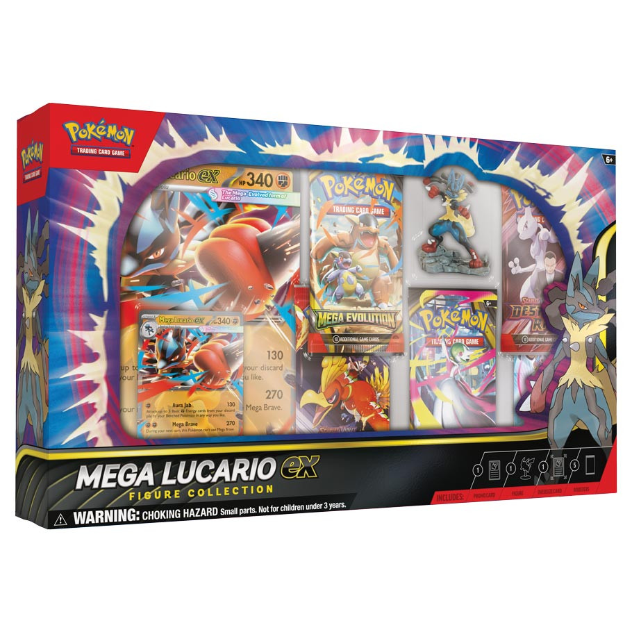 Pokémon TCG: Mega Lucario ex Figure Collection - ACD Distribution