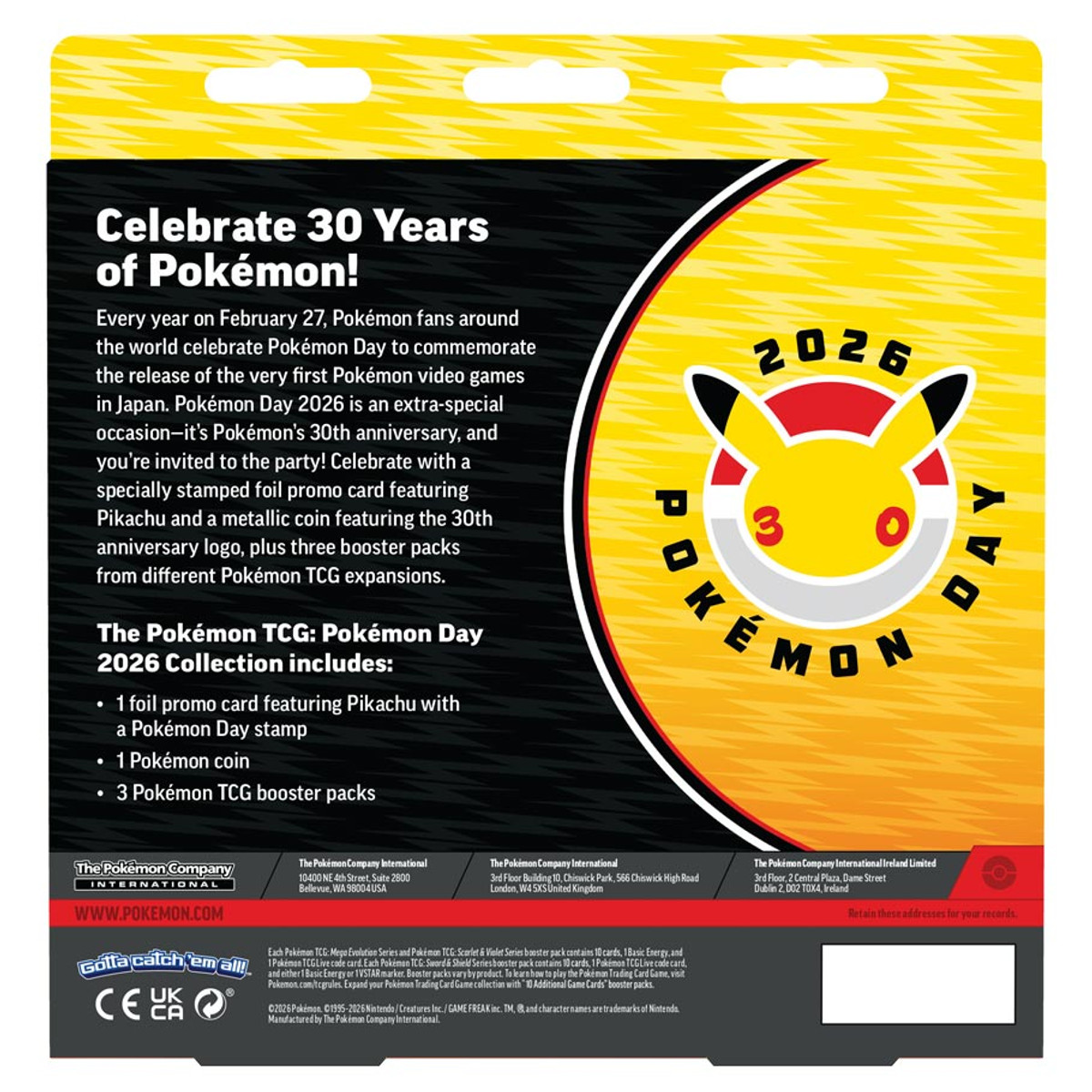 Pokémon TCG: Pokémon Day 2026 Collection - ACD Distribution