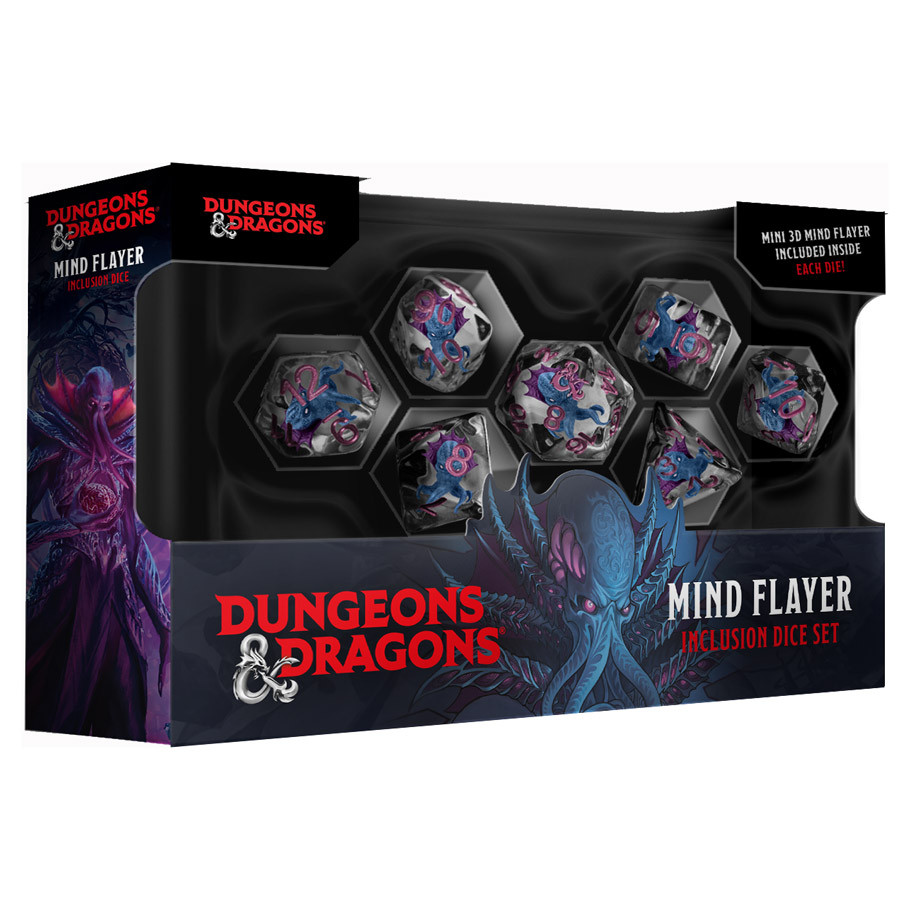 7-Set: D&D: Resin: Monsters: Mind Flayer Inclusion - ACD