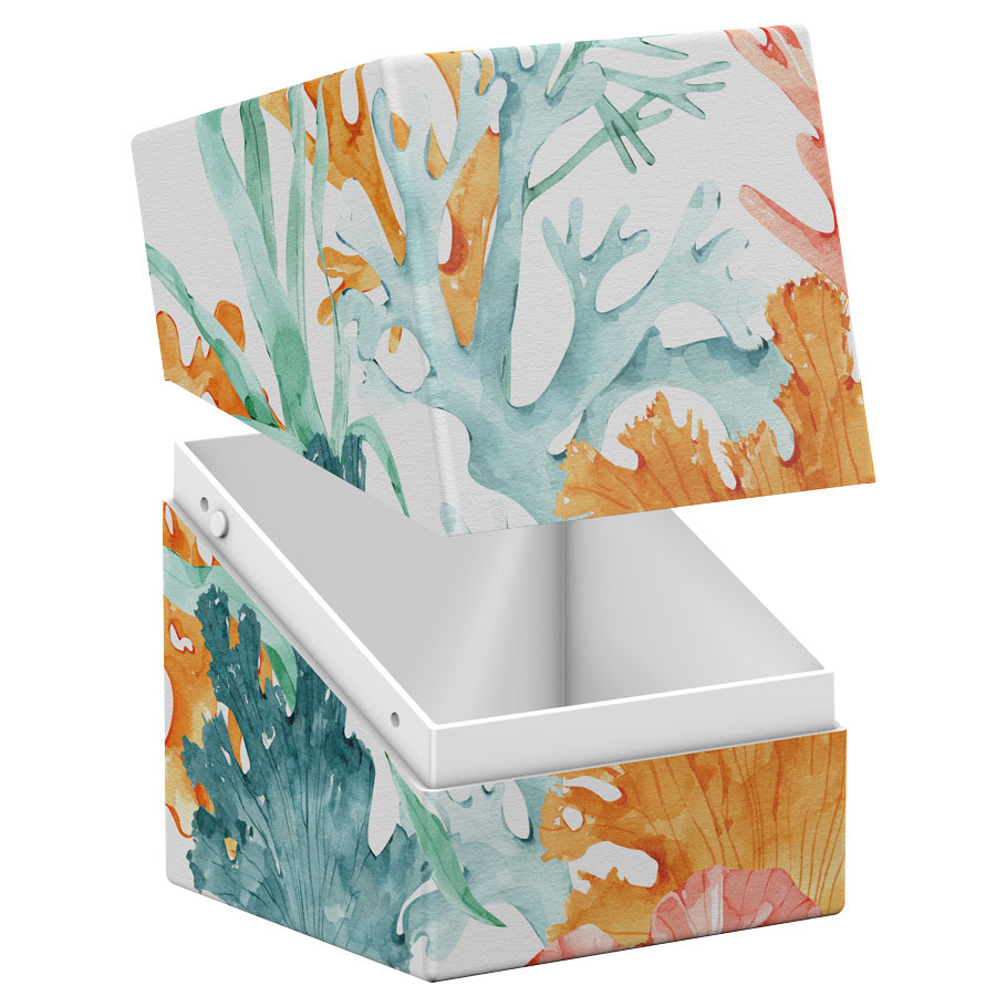Deck Box: Boulder: 100+: Coral Places: Seablue Hush - ACD